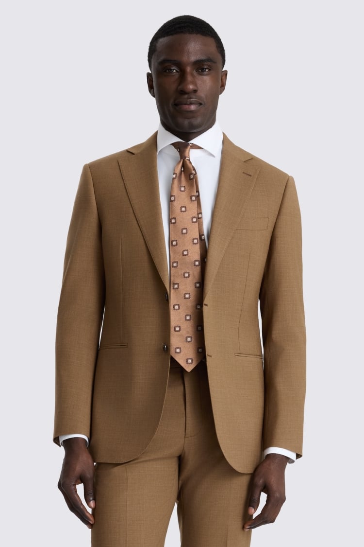 Tailored Fit Chestnut Performance Jacket