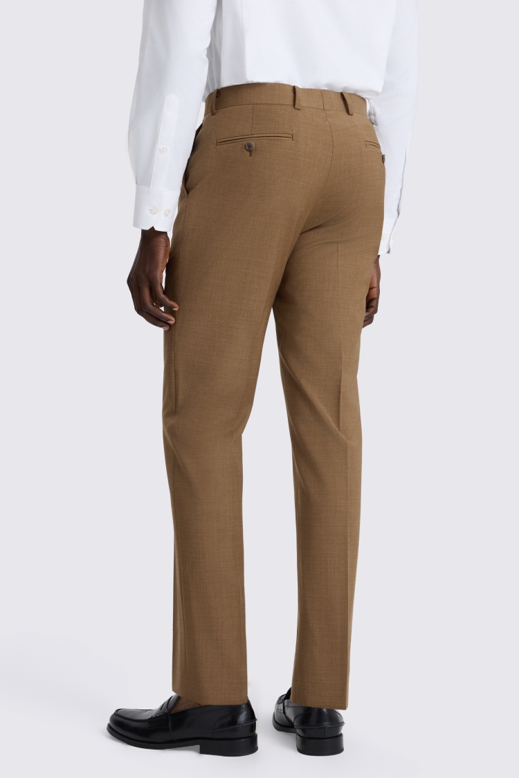 Tailored Fit Chestnut Performance Trousers
