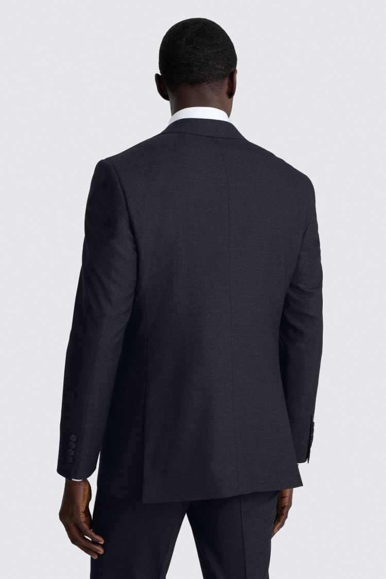 Tailored Performance Navy Puppytooth Suit