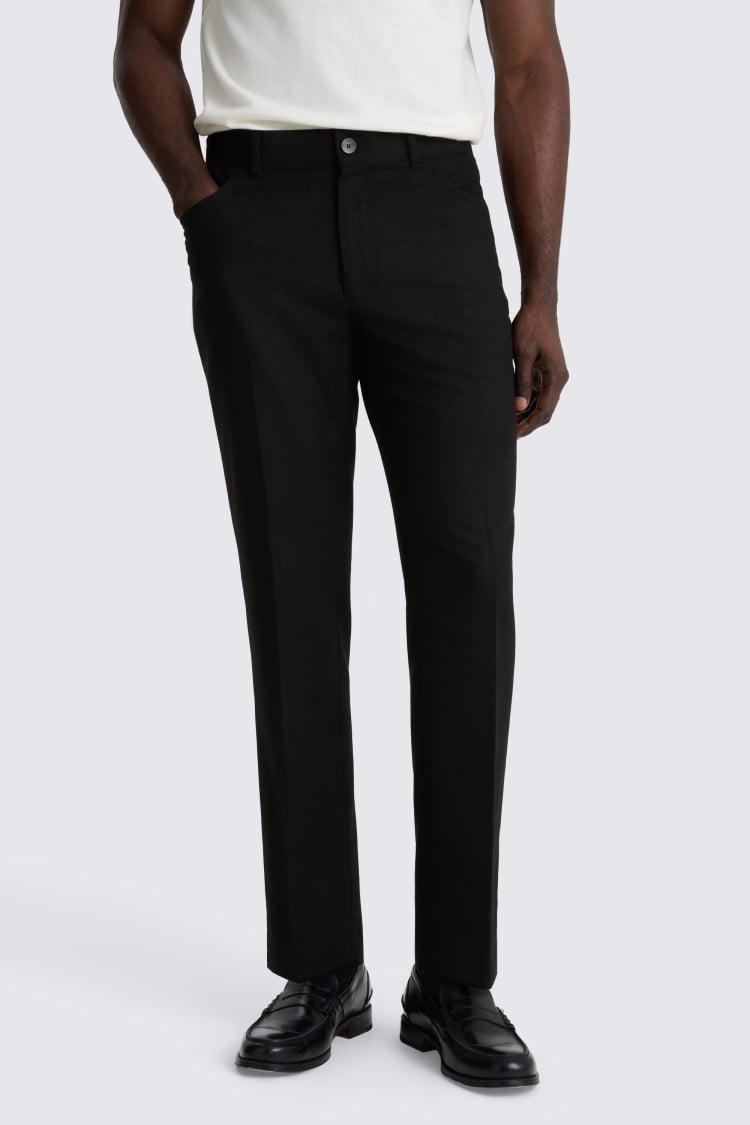 Black 5 Pocket Trousers
