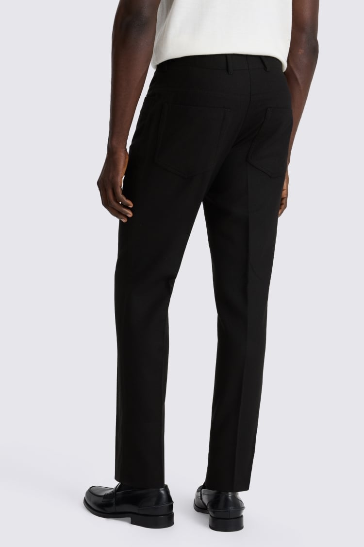 Black 5 Pocket Trousers