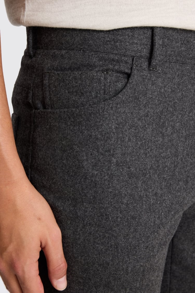 Charcoal 5 Pocket Trousers
