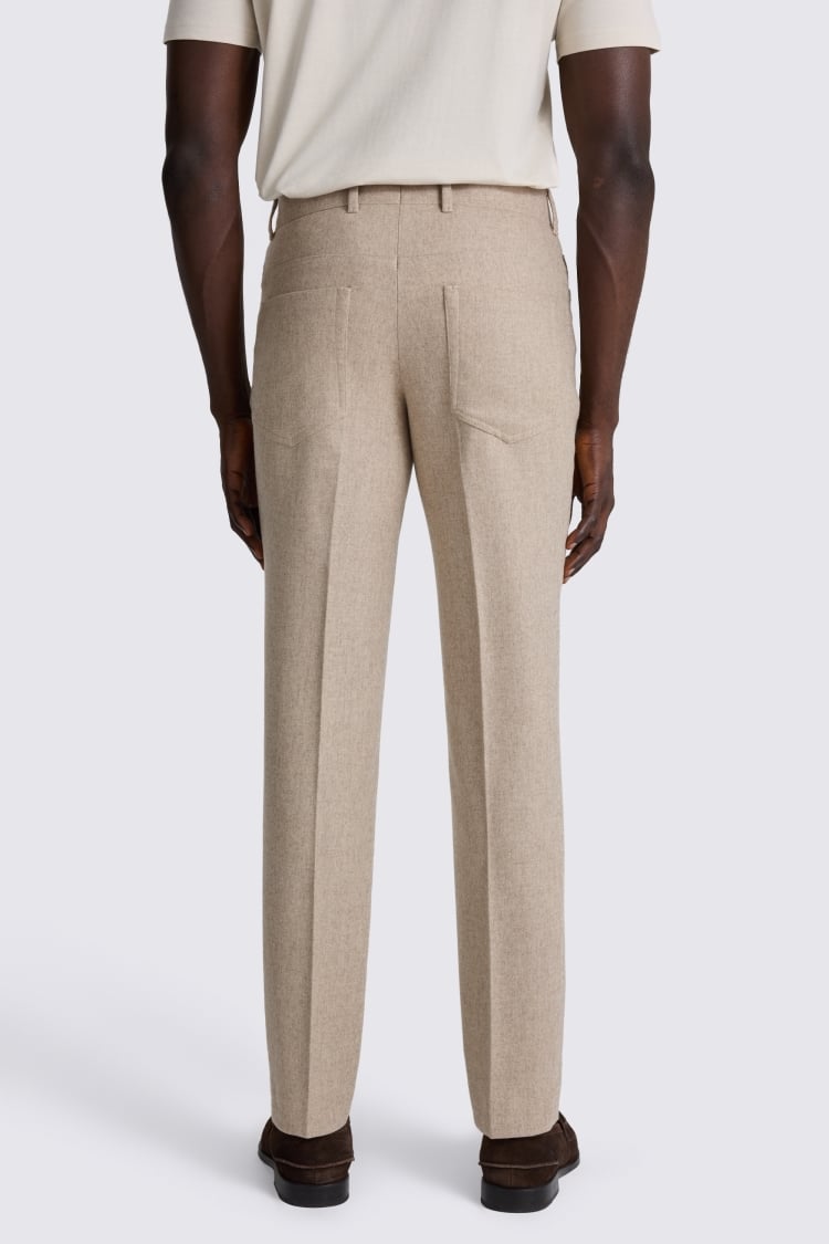 Oatmeal 5 Pocket Trousers