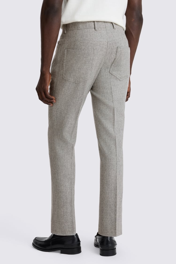 Light Grey 5 Pocket Trousers
