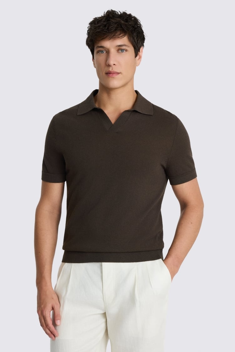 Linen Blend Brown Skipper