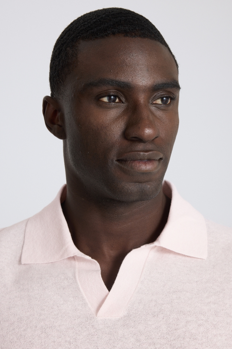 Linen Blend Soft Pink Skipper