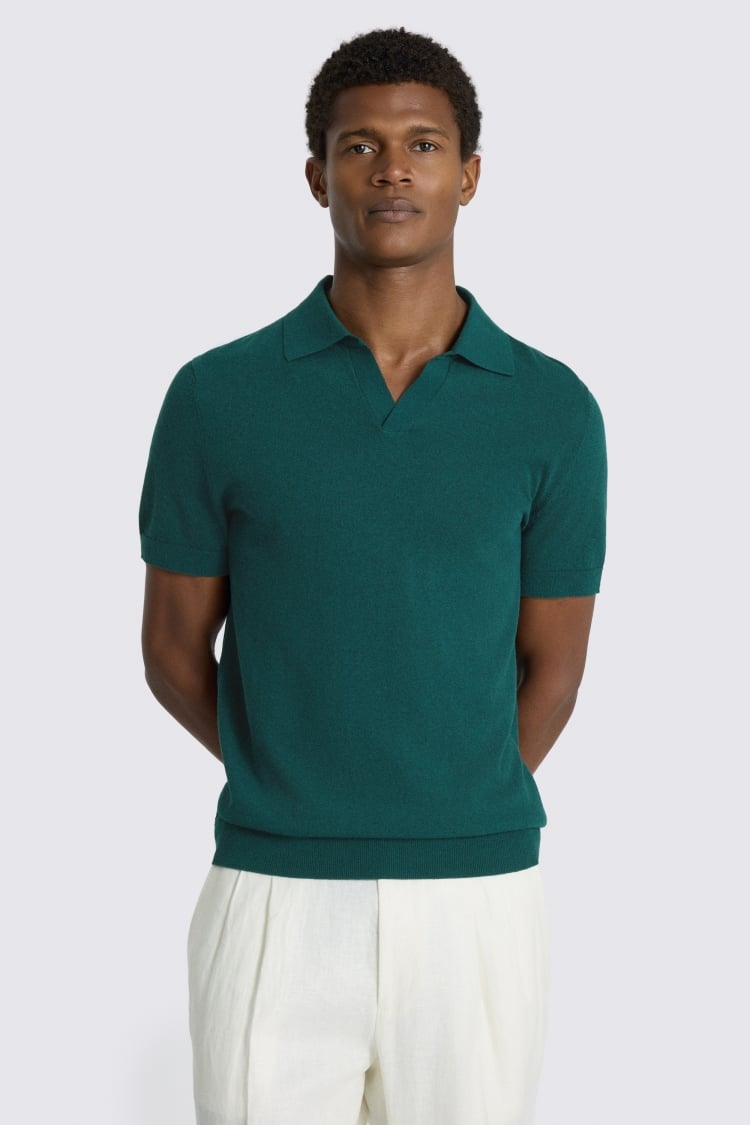 Linen Blend Emerald Skipper