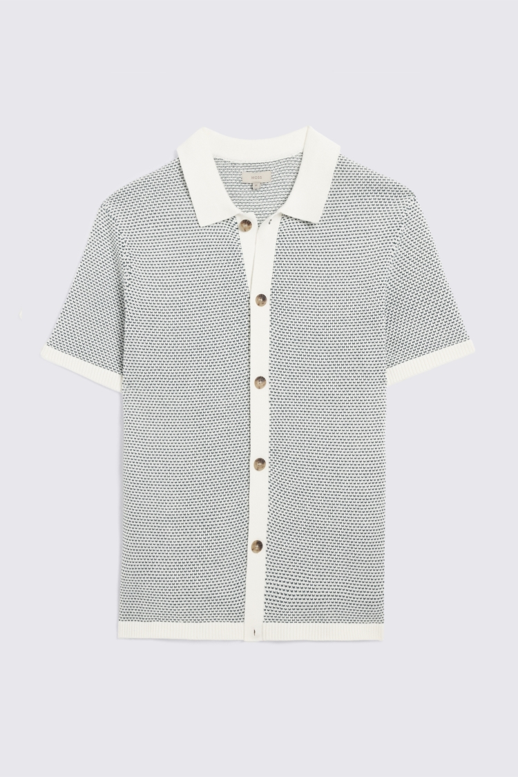 Emerald Two Tone Knitted Shirt