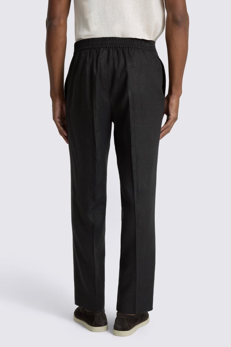 Black Twill Beach Pant 