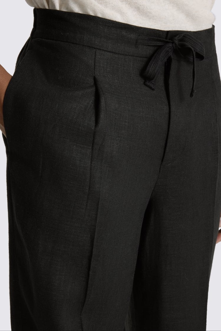 Black Twill Beach Pant 