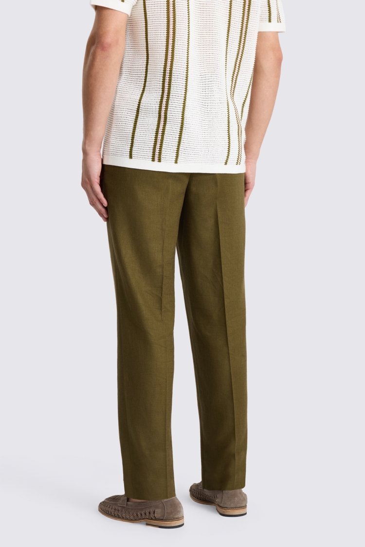Khaki Twill Beach Trousers