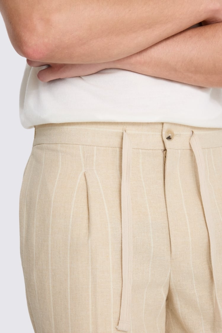 Neutral Stripe Beach Pants