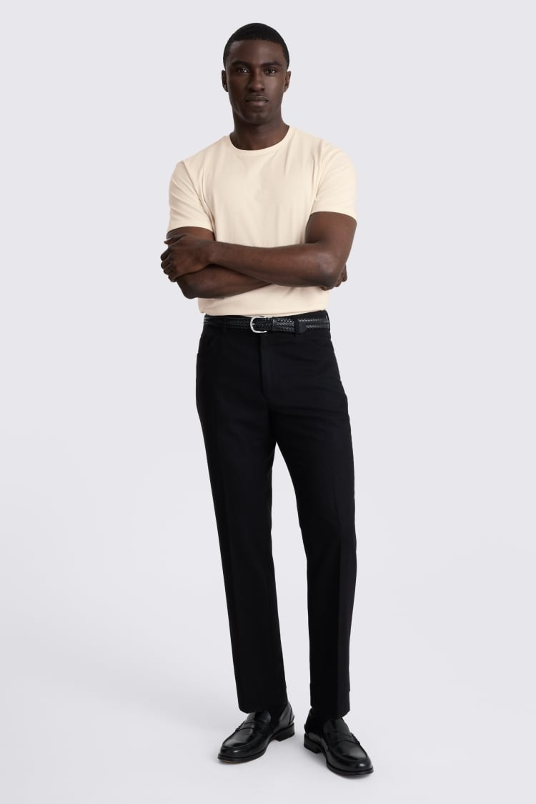 Ecru Crew-Neck T-Shirt