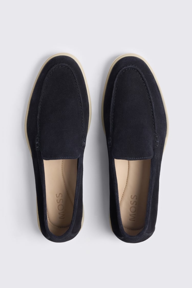 Navy Lewisham Relaxed Loafers