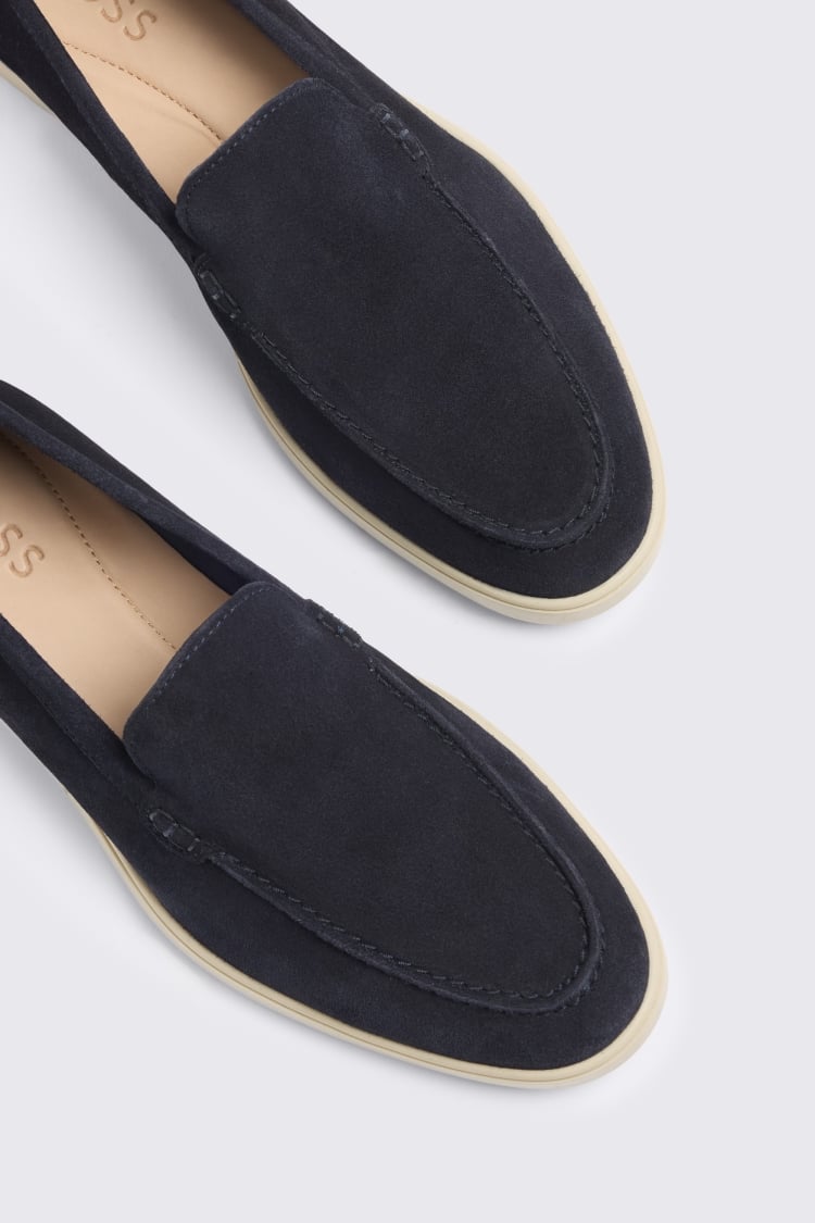 Navy Lewisham Relaxed Loafers