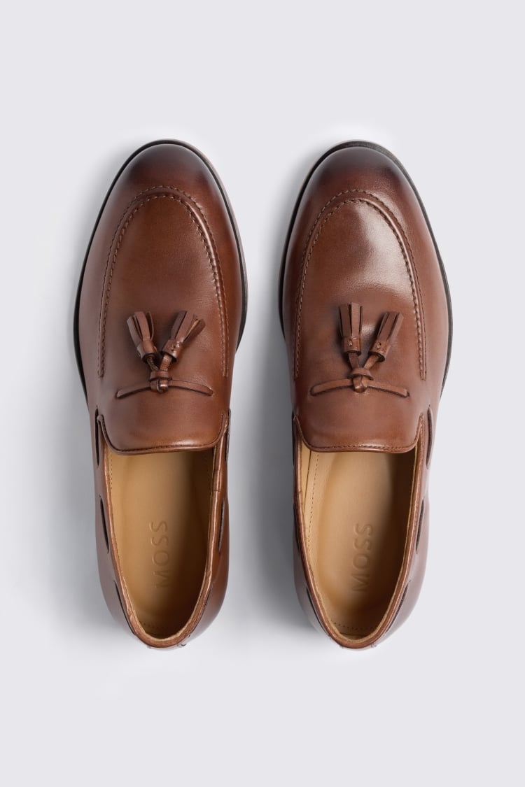 Highgate Brown Tassel Loafers