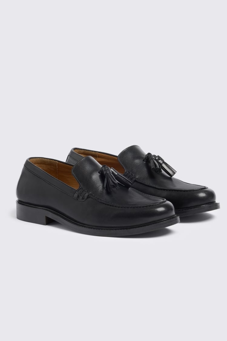 Finchley Black Leather Loafers