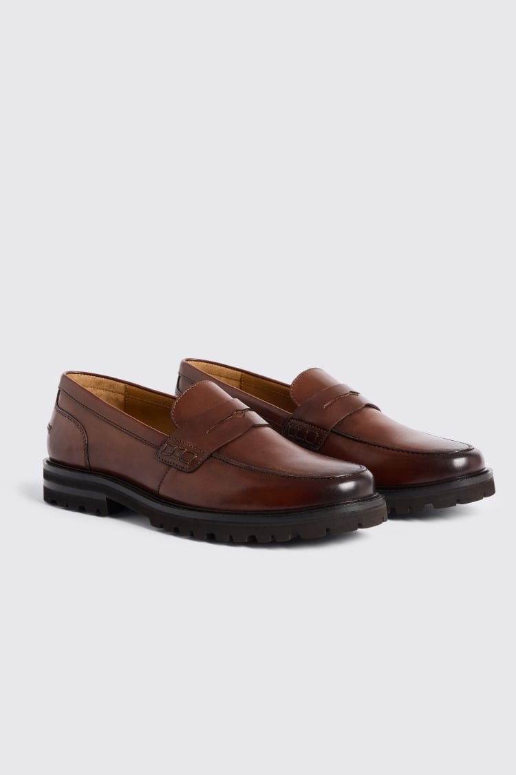 Camden Chestnut Chunky Loafers 