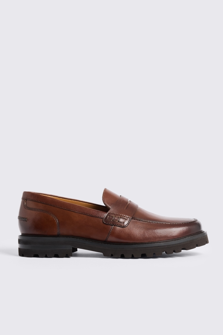 Camden Chestnut Chunky Loafers 