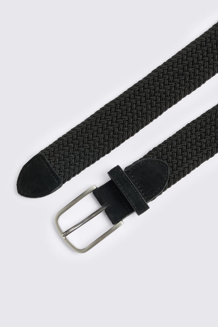 Black Woven Belt