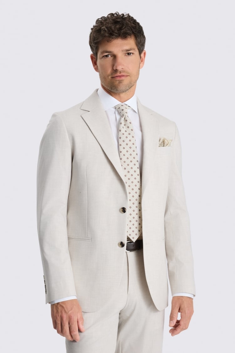 Tailored Fit Light Neutral Suit