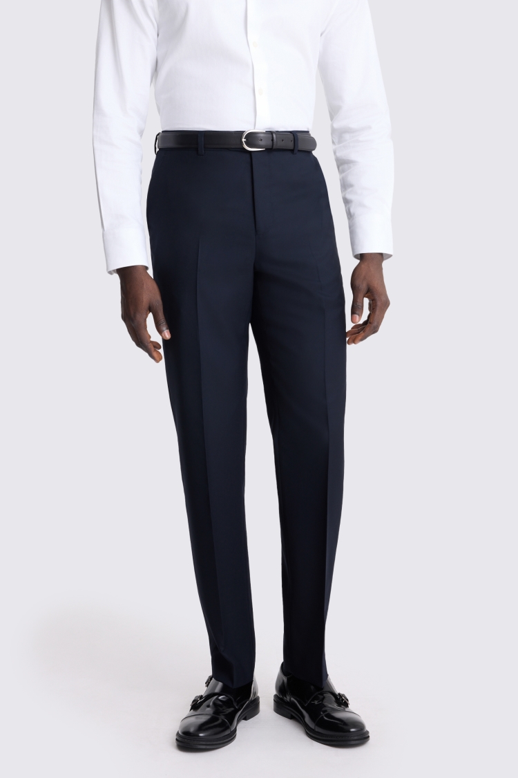 Regular Fit Navy Twill Suit