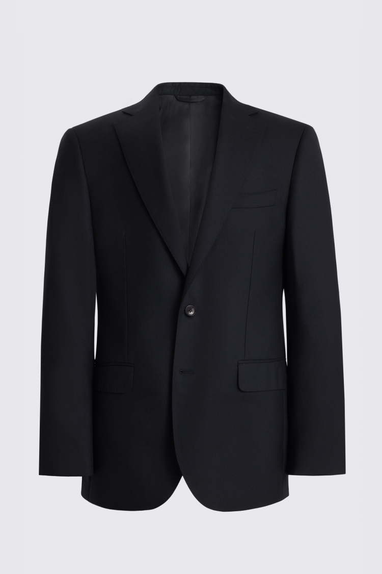 Regular Fit Navy Twill Suit