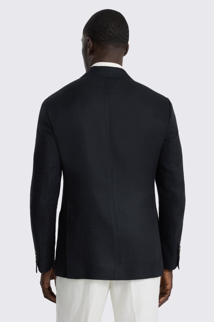 Black Linen Jacket 