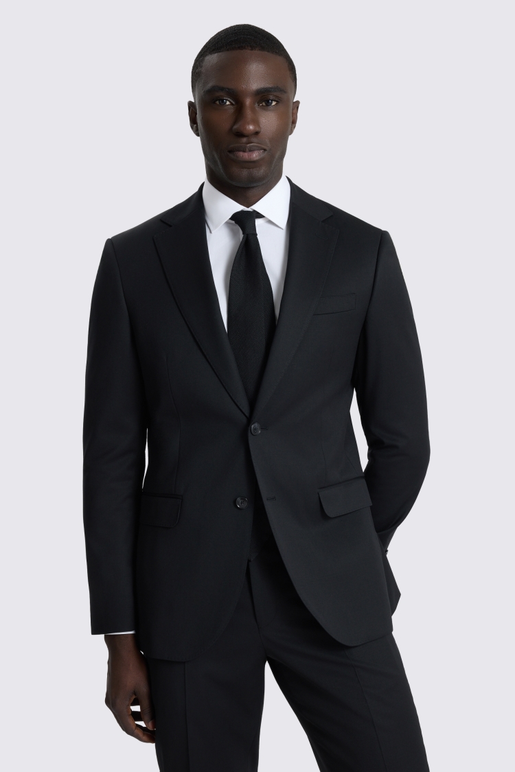 Slim Fit Black Suit Jacket 