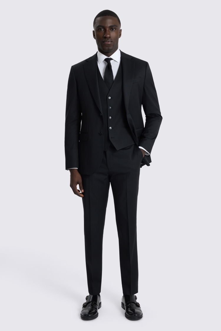 Slim Fit Black Suit Jacket 