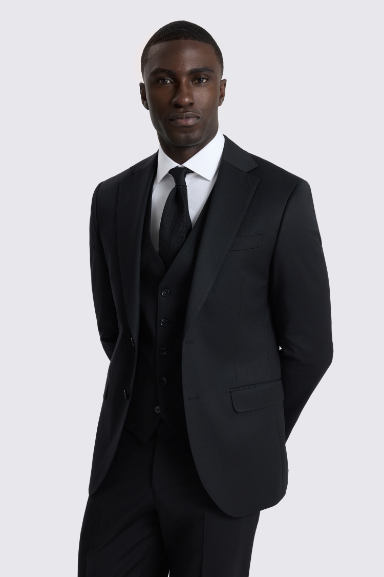 Slim Fit Black Suit Jacket 