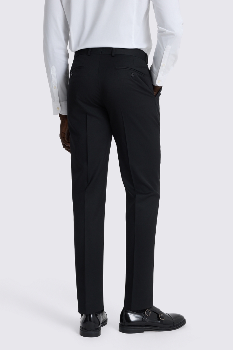Slim Fit Black Trouser 