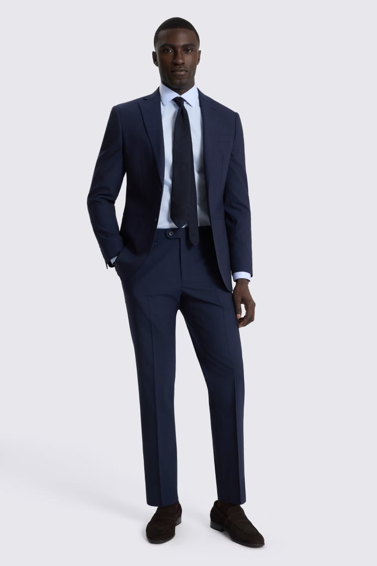 Slim Fit Blue Performance Suit