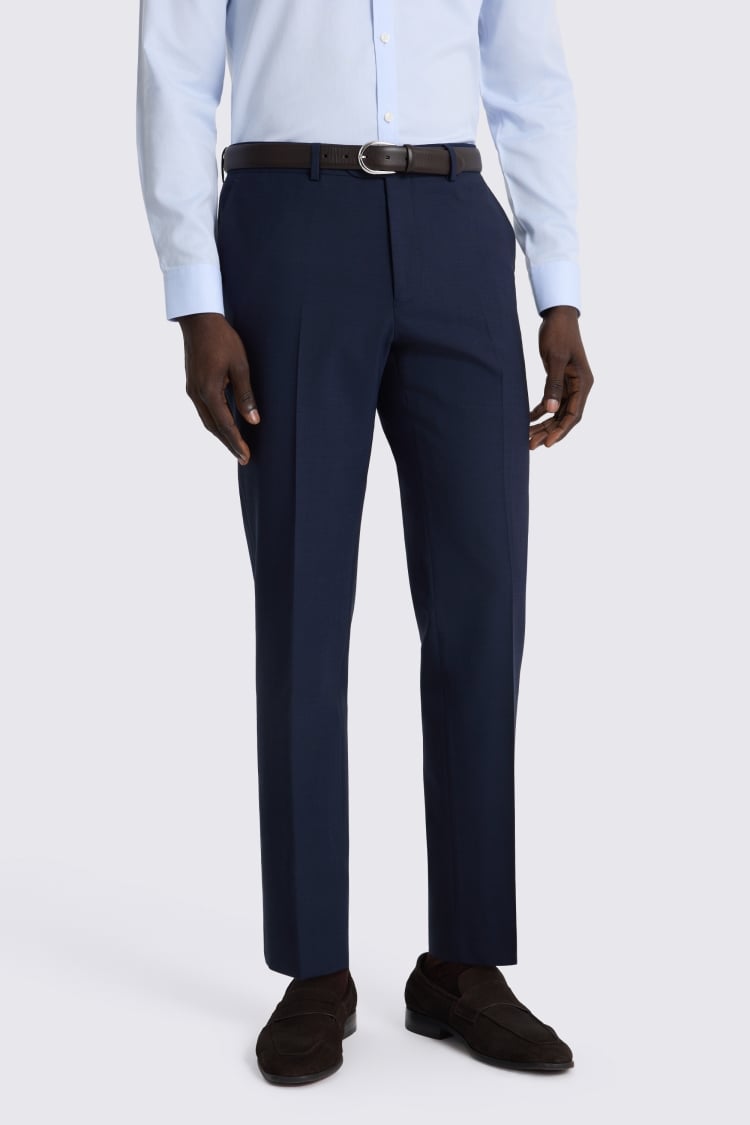 Slim Fit Blue Trouser