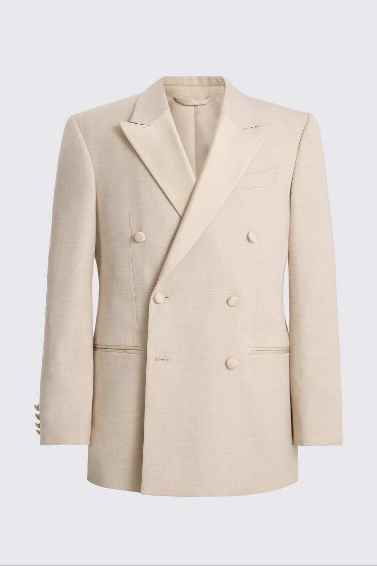 Relaxed Fit Light Camel Suit Jacket