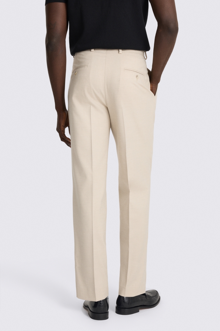 Relaxed Fit Light Camel Trousers