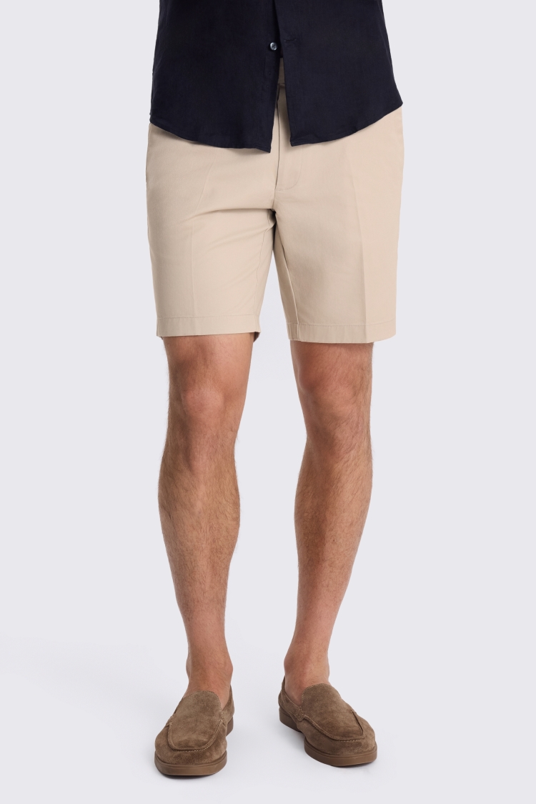 Stone Chino Cotton Shorts