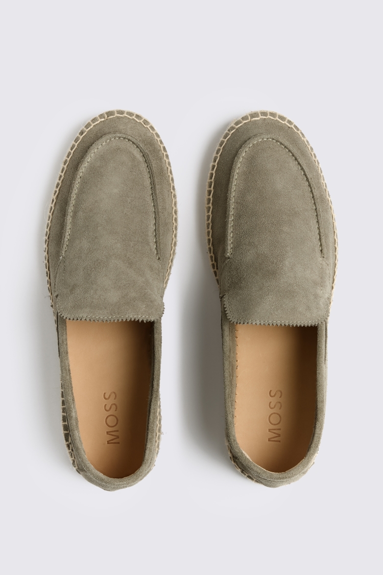 Spanish Suede Sage Espadrilles