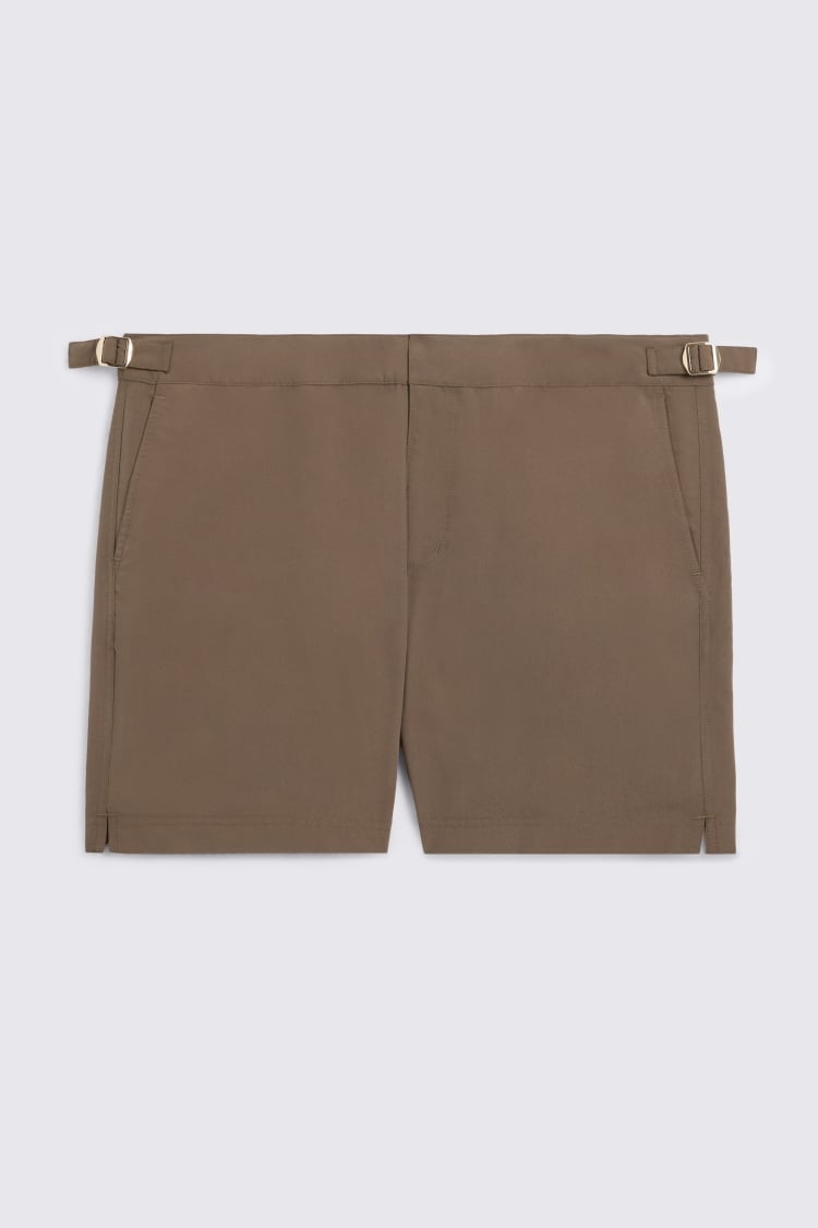 Taupe Smart Swim Short 