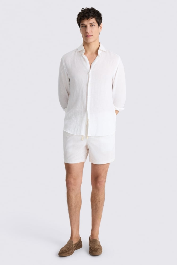 Neutral Stripe Swim Short 