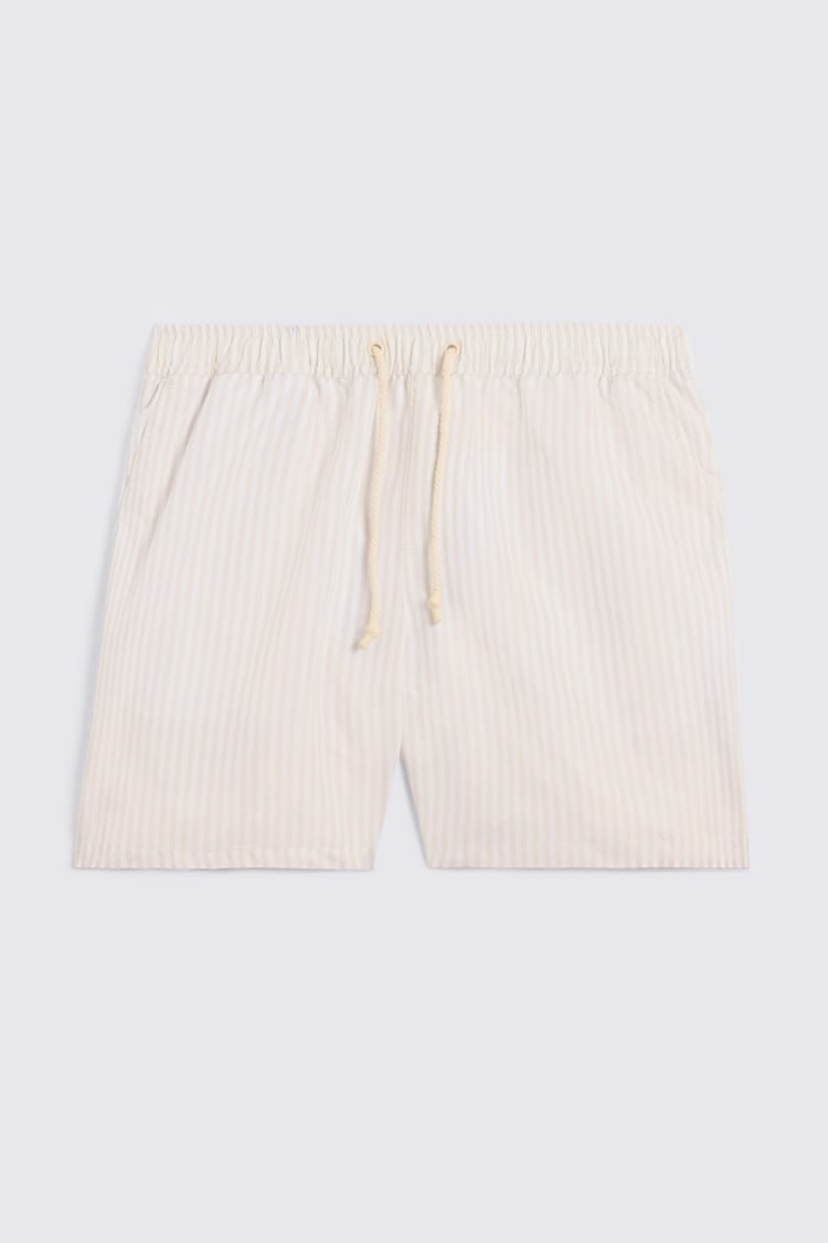 Neutral Stripe Swim Short 