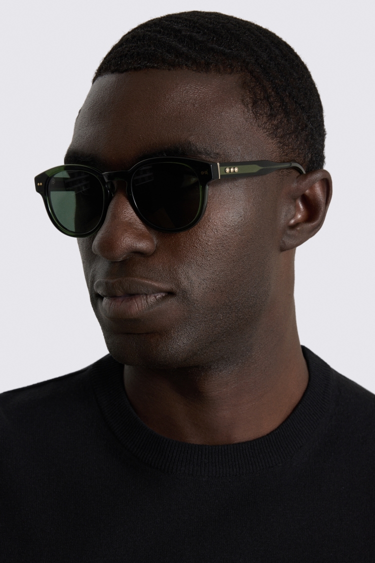 Dark Green Piccadilly Sunglasses