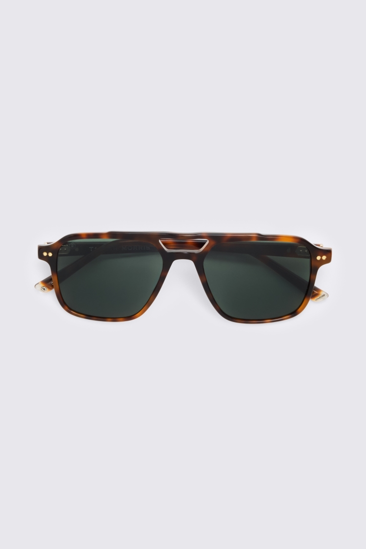 Dark Brown Tortoise Bond Sunglasses | Buy Online at Moss display picture 1