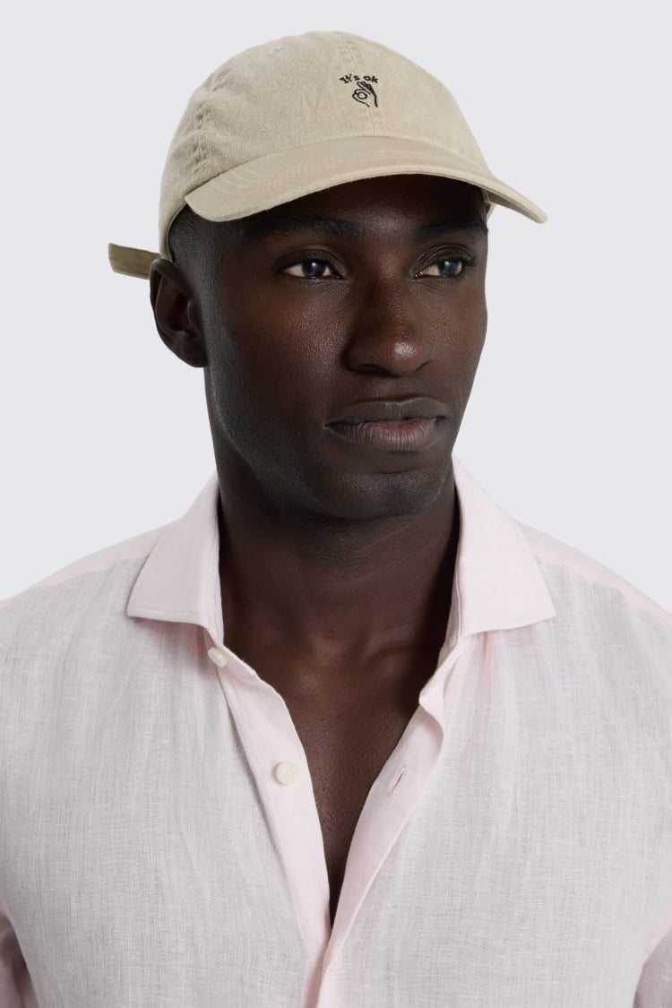 Taupe Washed Cotton Cap