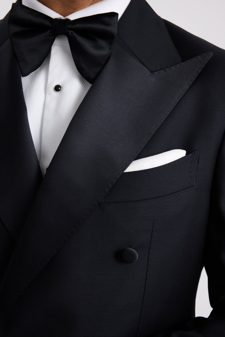 Tailored Fit Navy Twill Dress Suit