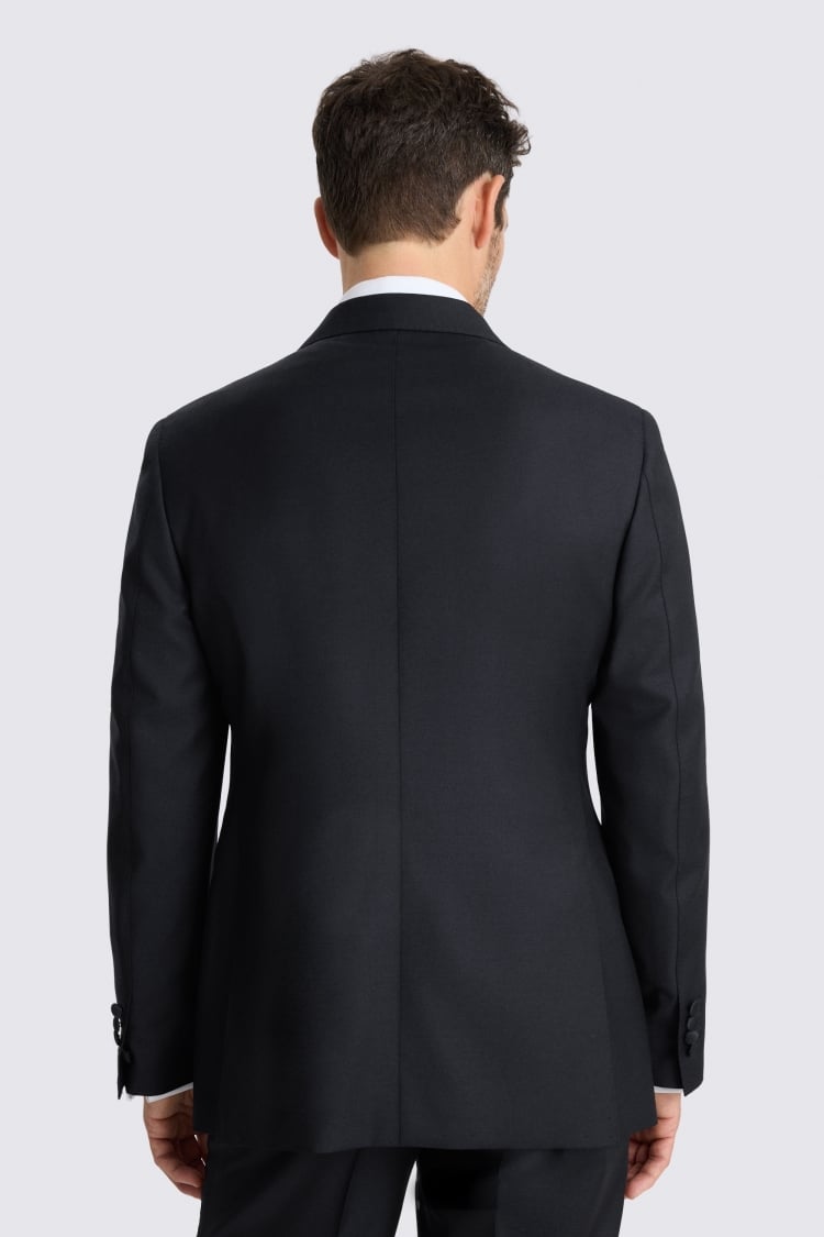 Tailored Fit Navy Twill Dress Suit