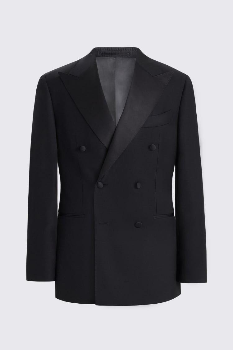 Tailored Fit Navy Twill Dress Suit