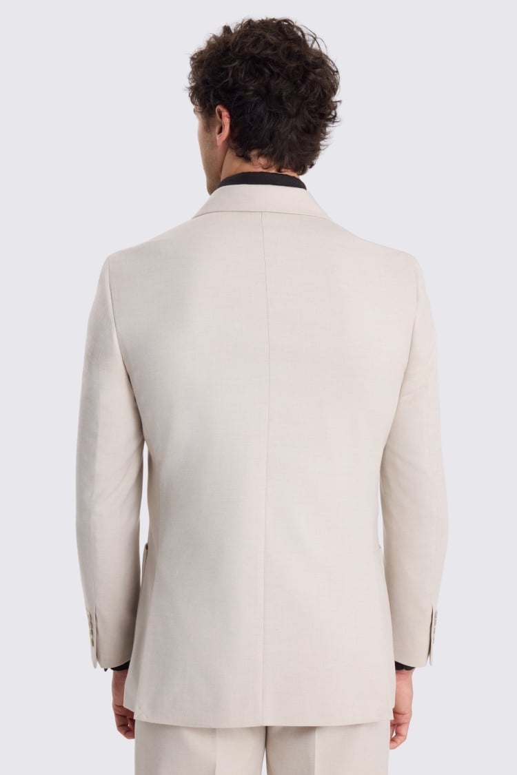 Relaxed Fit Light Camel Suit Jacket 