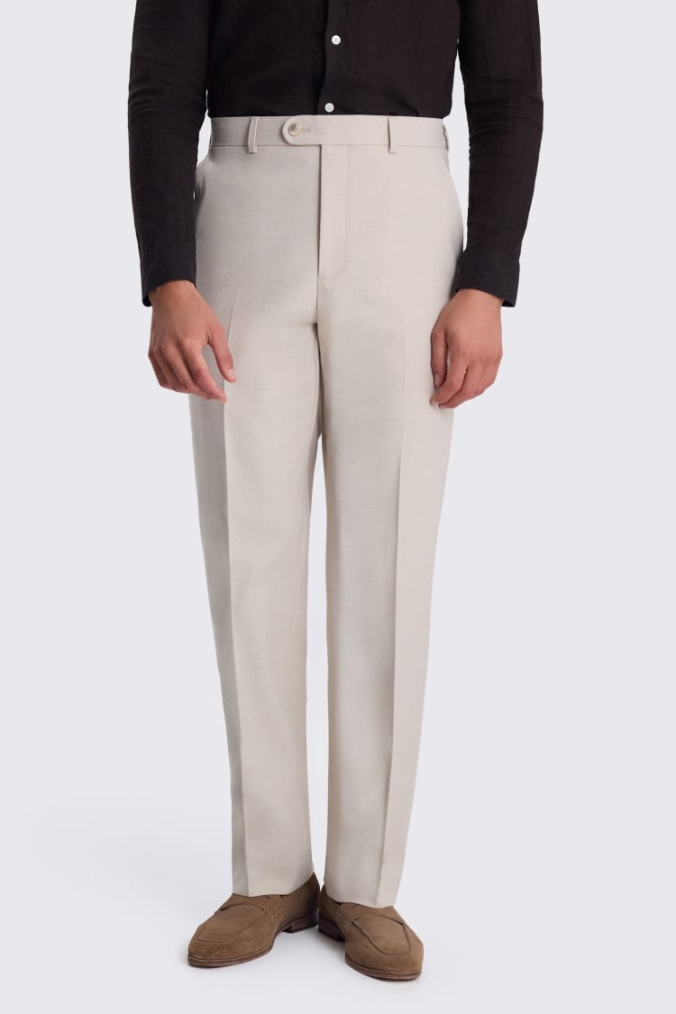Relaxed Fit Light Camel Suit