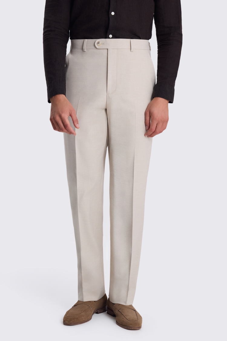 Relaxed Fit Light Camel Trousers